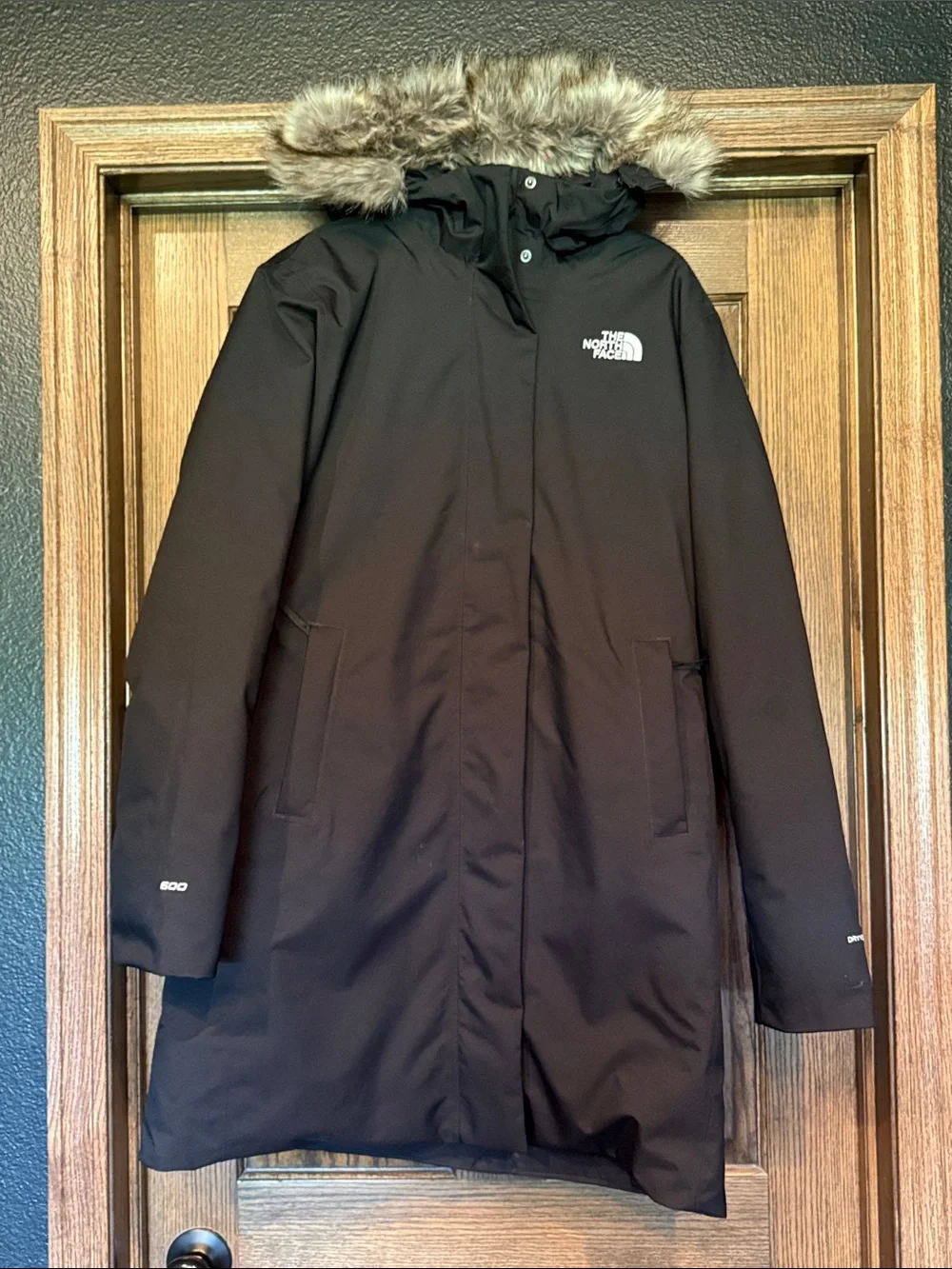 The North Face Black Women's Insulated Hooded Jacket - Picture 1 of 6